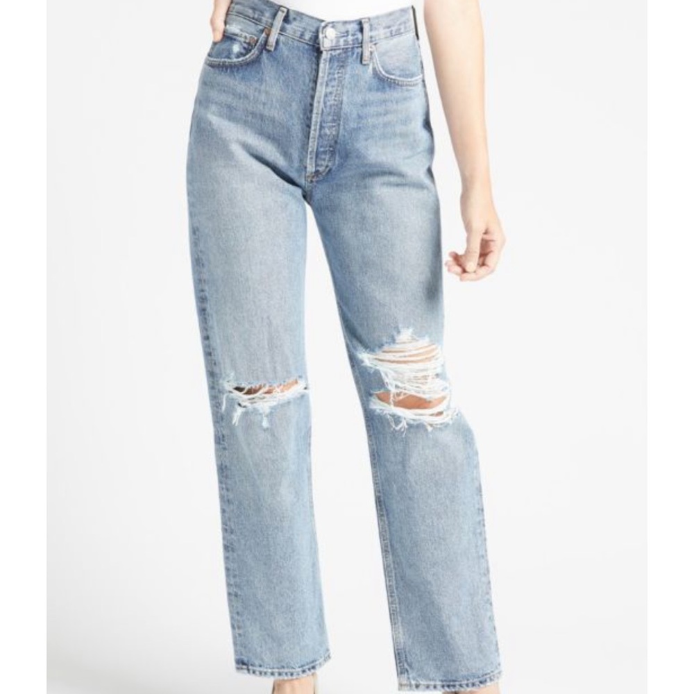 Agolde 90's Pinch Waist High Rise Straight
